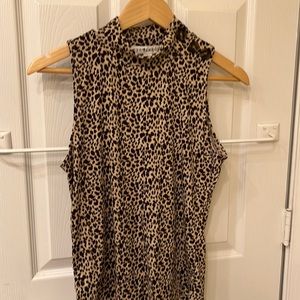 Brown spotted blouse